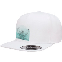 Meditation T  Shirt Modern Meditation Design T  Shirt 5 Panel Snapback Cap | Artistshot