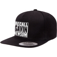 Recall Gavin Newsom Shirt California My Governor Is An Idiot T Shirt 5 Panel Snapback Cap | Artistshot