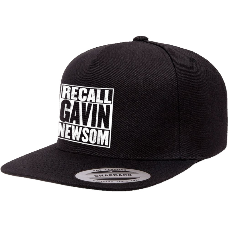 Recall Gavin Newsom Shirt California My Governor Is An Idiot T Shirt 5 panel snapback cap by AakritiRosek1997 | Artistshot