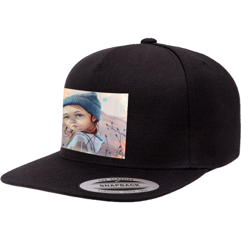 Giclee - Beautiful Children 5 Panel Snapback Cap | Artistshot