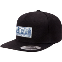 Vintage Falkland Islands Postage Stamp Design 5 Panel Snapback Cap | Artistshot