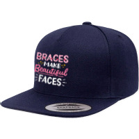 Dental Braces Orthodontist Dentist T Shirt 5 Panel Snapback Cap | Artistshot