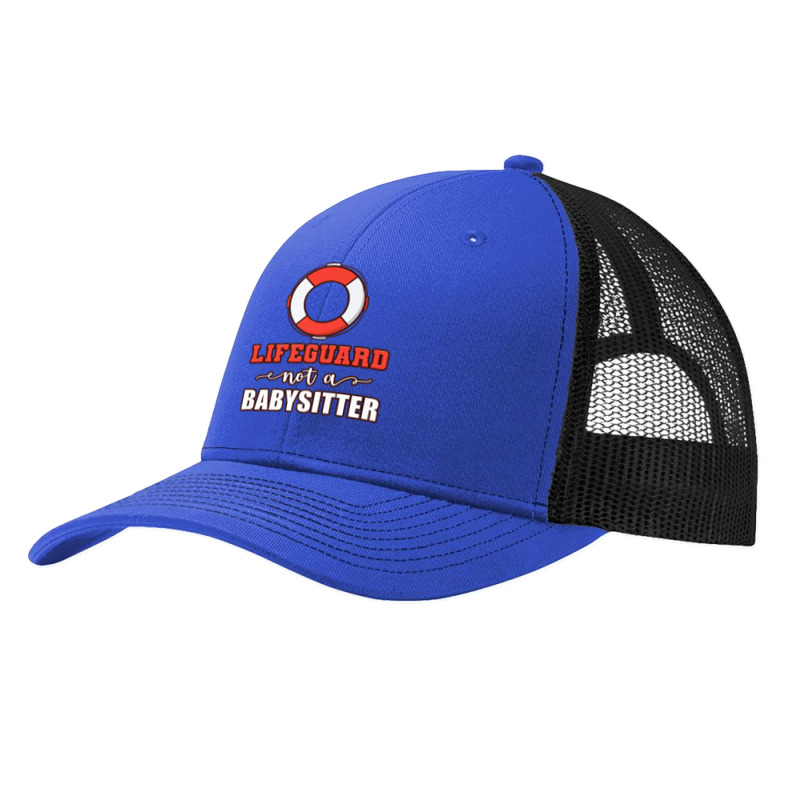 Mens Life Guard Not A Babysitter Seashore Marine Police Duty Premium Pa Trucker Cap | Artistshot