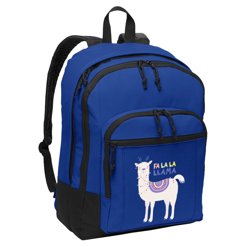 Llama T  Shirt Fa La La L L A M A T  Shirt Basic Backpack | Artistshot