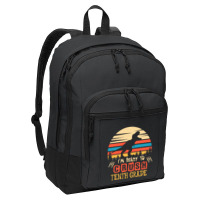 Ready To Crush Tenth Grade Dinosaur Back To School Basic Backpack | Artistshot