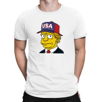 Donald Trump In The Style Of A Simpson Character T-shirt | Artistshot