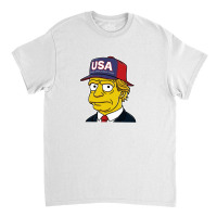 Donald Trump In The Style Of A Simpson Character Classic T-shirt | Artistshot