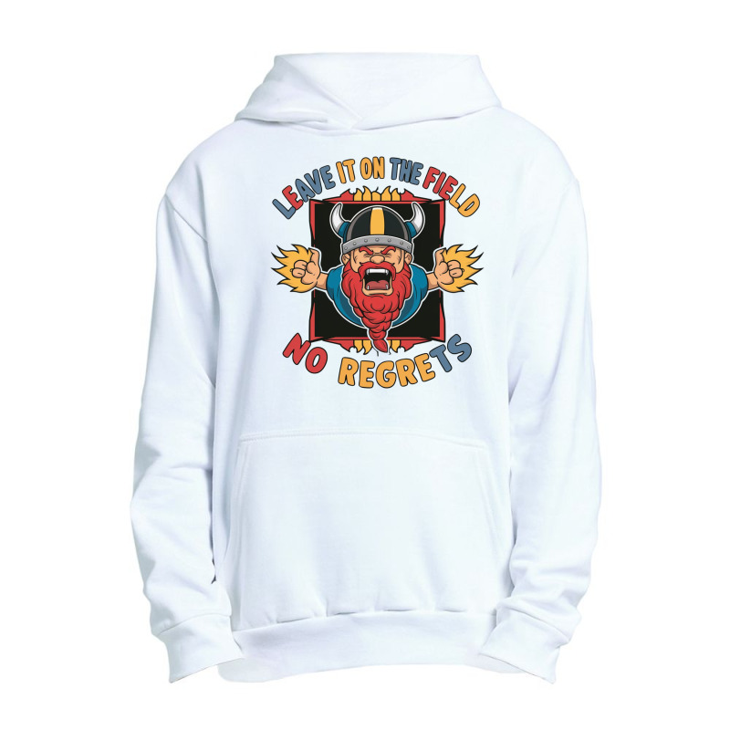 A Cartoon Viking Urban Pullover Hoodie | Artistshot