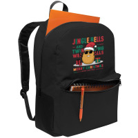 Jingle Bells And Twinkling Wells,merry Christmas Backpack | Artistshot