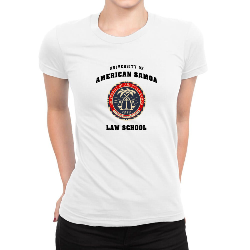 Samoa Law School Logo Ladies Fitted T-shirt | Artistshot