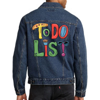 To Do List Men Denim Jacket | Artistshot