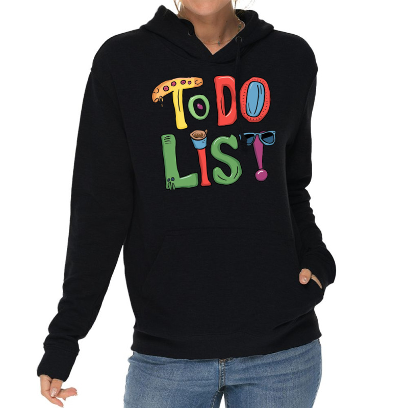 To Do List Lightweight Hoodie by Charity Aduset | Artistshot