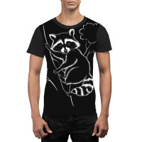 A Raccoon Cute Graphic T-shirt | Artistshot