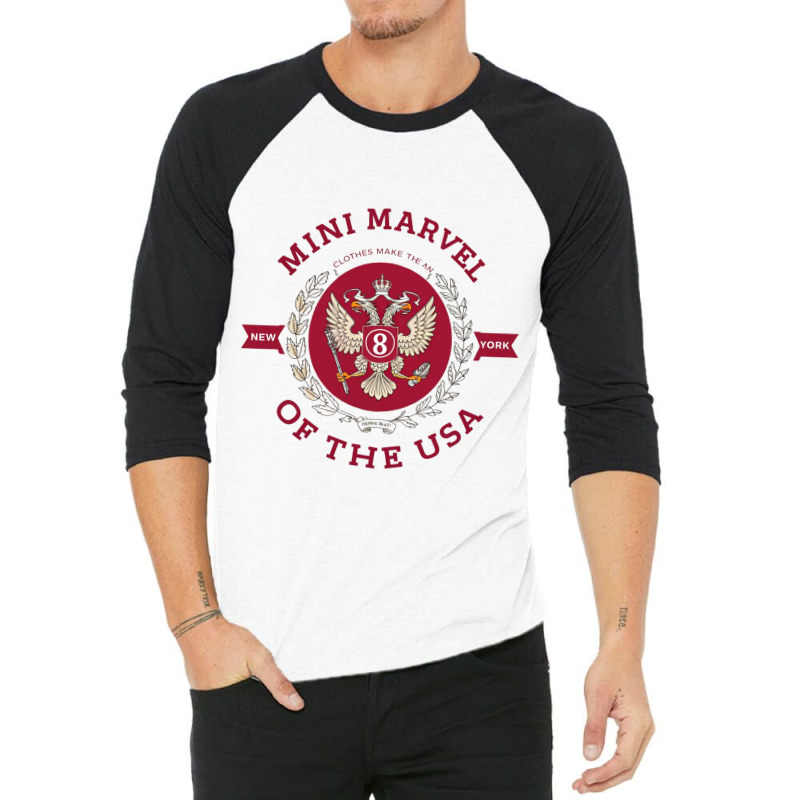 Mini Marvel Of The Usa 3/4 Sleeve Shirt | Artistshot