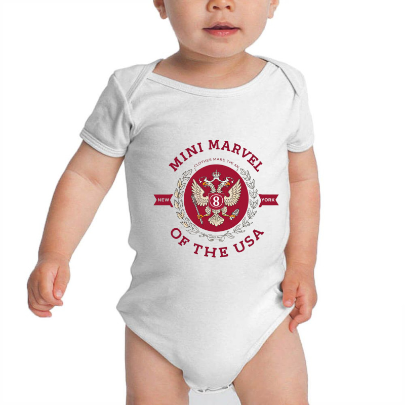 Mini Marvel Of The Usa Baby Bodysuit | Artistshot