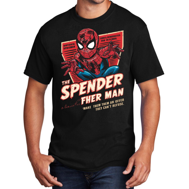 The Spender Man Basic T-shirt | Artistshot