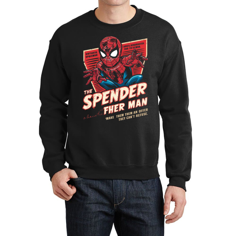 The Spender Man Crewneck Sweatshirt | Artistshot