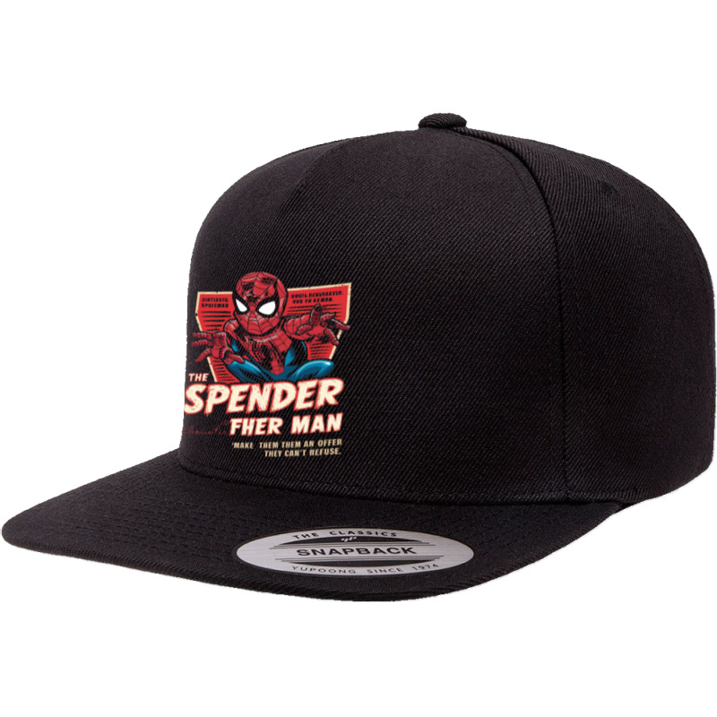 The Spender Man 5 Panel Snapback Cap | Artistshot