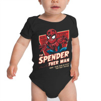 The Spender Man Baby Bodysuit | Artistshot