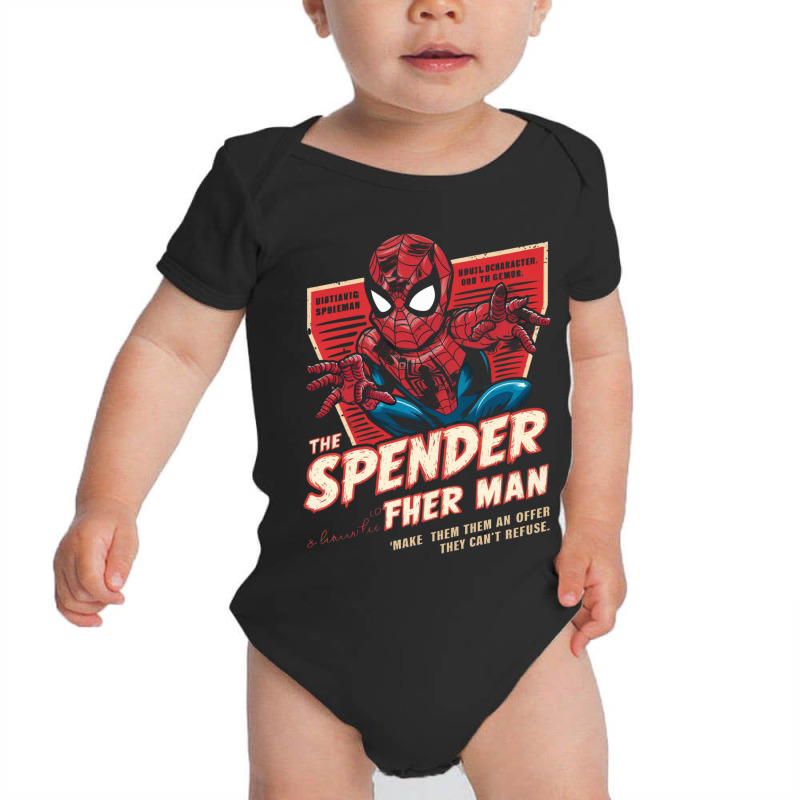 The Spender Man Baby Bodysuit | Artistshot