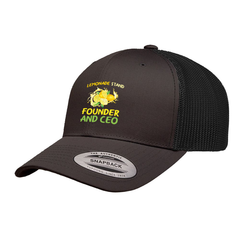 Lemonade Stand Founder Ceo Boss Retro Trucker Cap by micjegreray | Artistshot