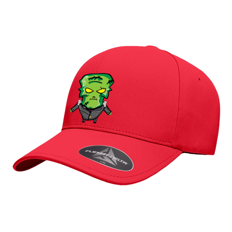 Funny Men Cartoon Green Character Men Women Seamless Cap by MarinaArtists | Artistshot