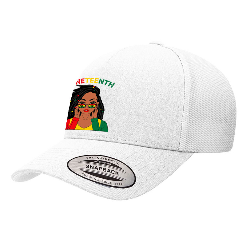 Loc'd Hair Black Woman Remebering My Ancestors Juneteenth Yupoong Trucker Cap by nhan0105 | Artistshot