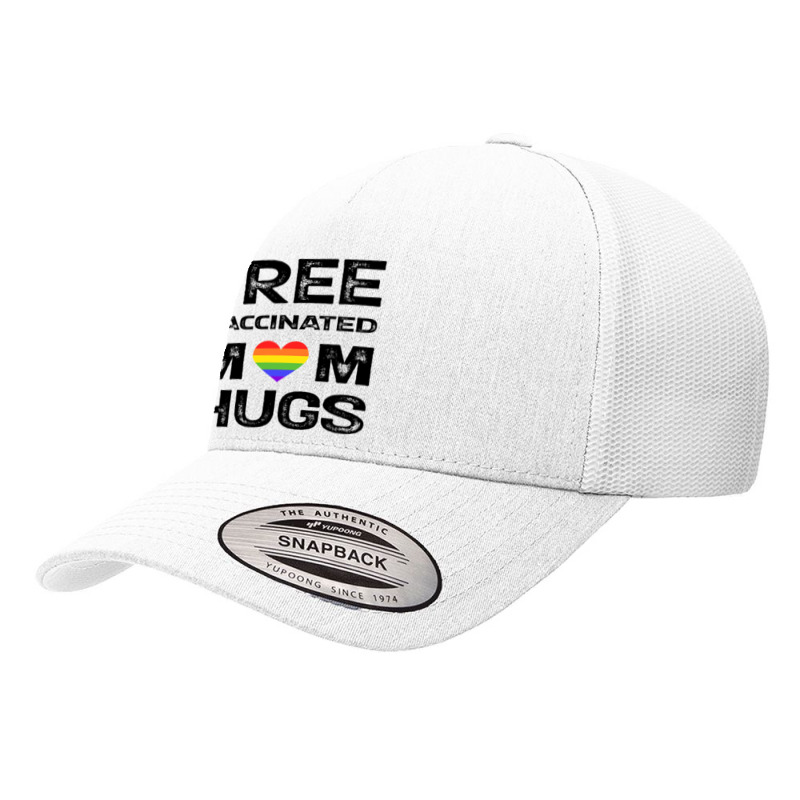 Gay Pride Lesbian Free Vaccinated Mom Hugs Lgbt Yupoong Trucker Cap by VictorCruz | Artistshot