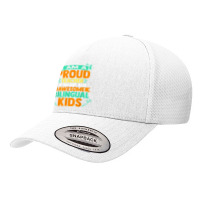 Proud School Teacher Bilingual Kids T Shirt Yupoong Trucker Cap | Artistshot