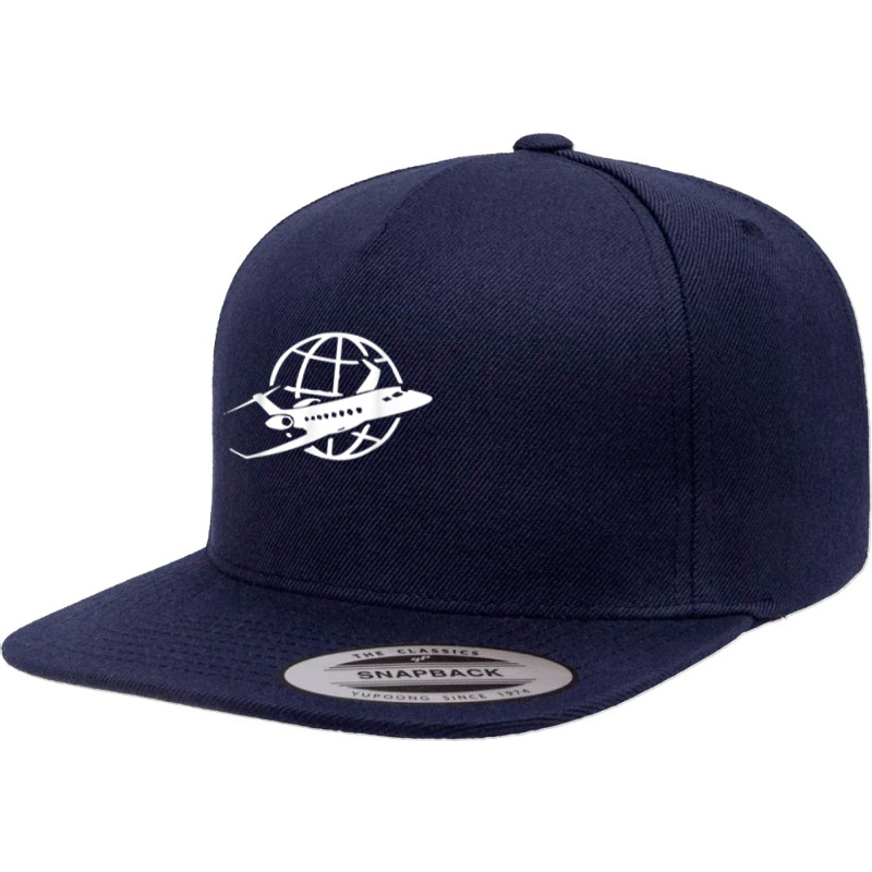 Jetsetter Flying Private Jet T Shirt 5 panel snapback cap by AshleyPenez | Artistshot