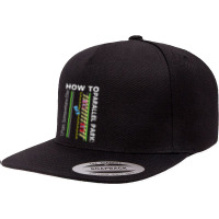 How To Parallel Park Funny New Drivers License Gift 5 Panel Snapback Cap | Artistshot