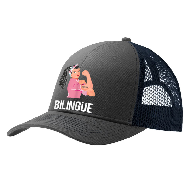 Womens Maestra Bilingue Bilingual Spanish Teacher T Shirt Pa Trucker Cap by jermonmccline | Artistshot