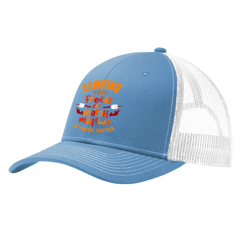 Camp Camping Friends And Marshmallows Camper Pa Trucker Cap | Artistshot