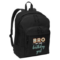 Bro Of The Birthday Girl  Family Donut Birthday T Shirt Basic Backpack | Artistshot