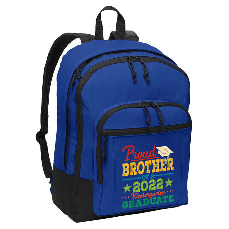 Proud Brother Of A 2022 Kindergarten Graduate Graduation T Shirt Basic Backpack | Artistshot