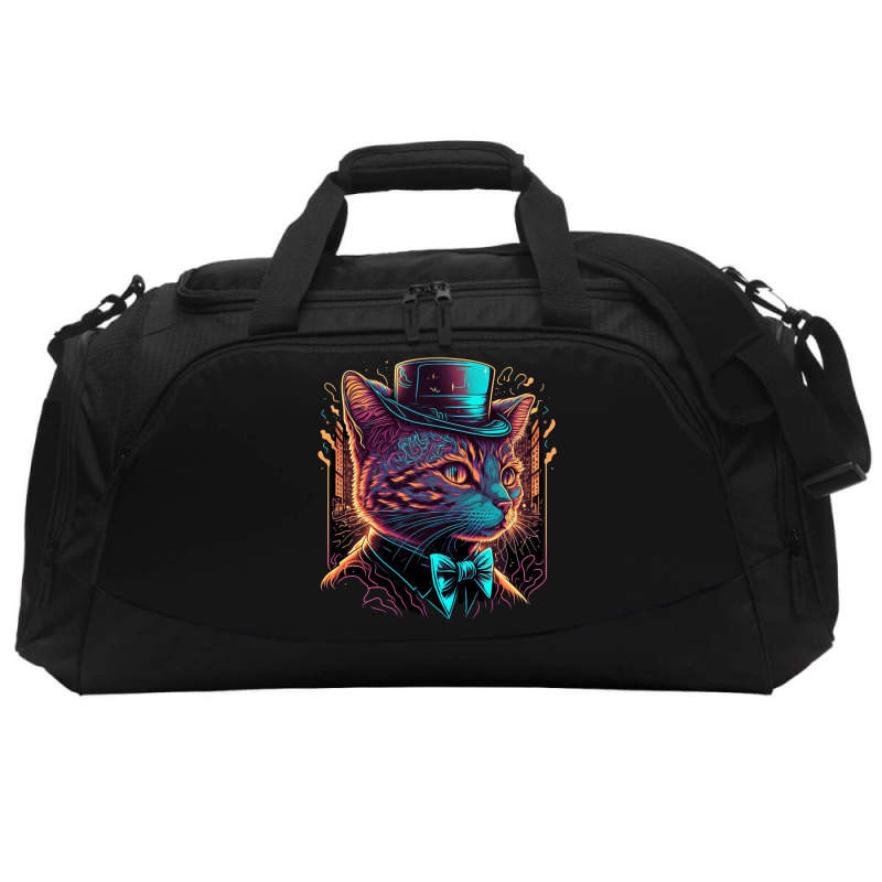 Urban Cat Active Duffel | Artistshot