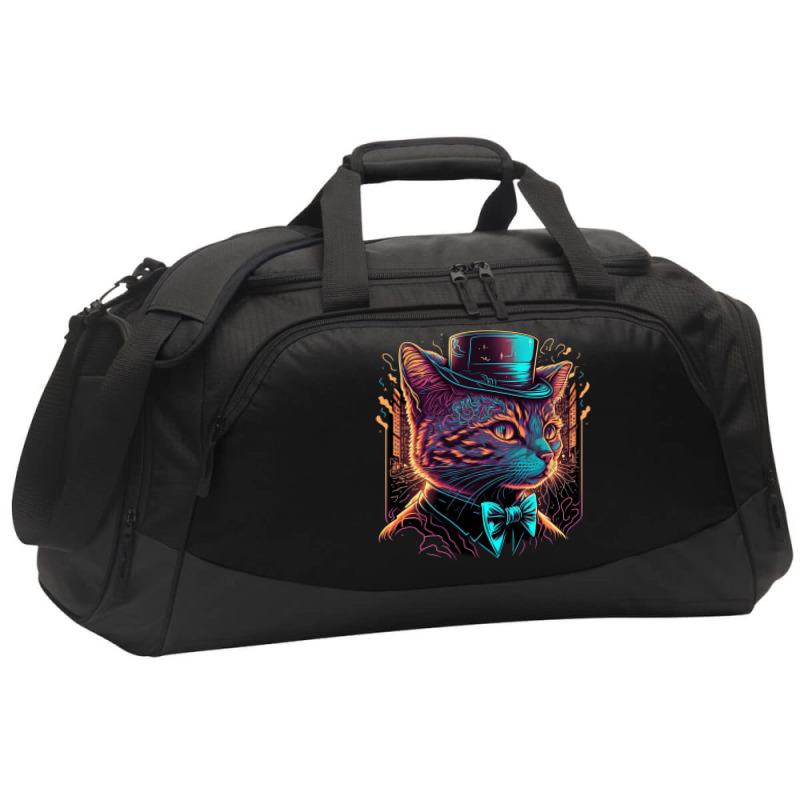 Urban Cat Active Duffel | Artistshot