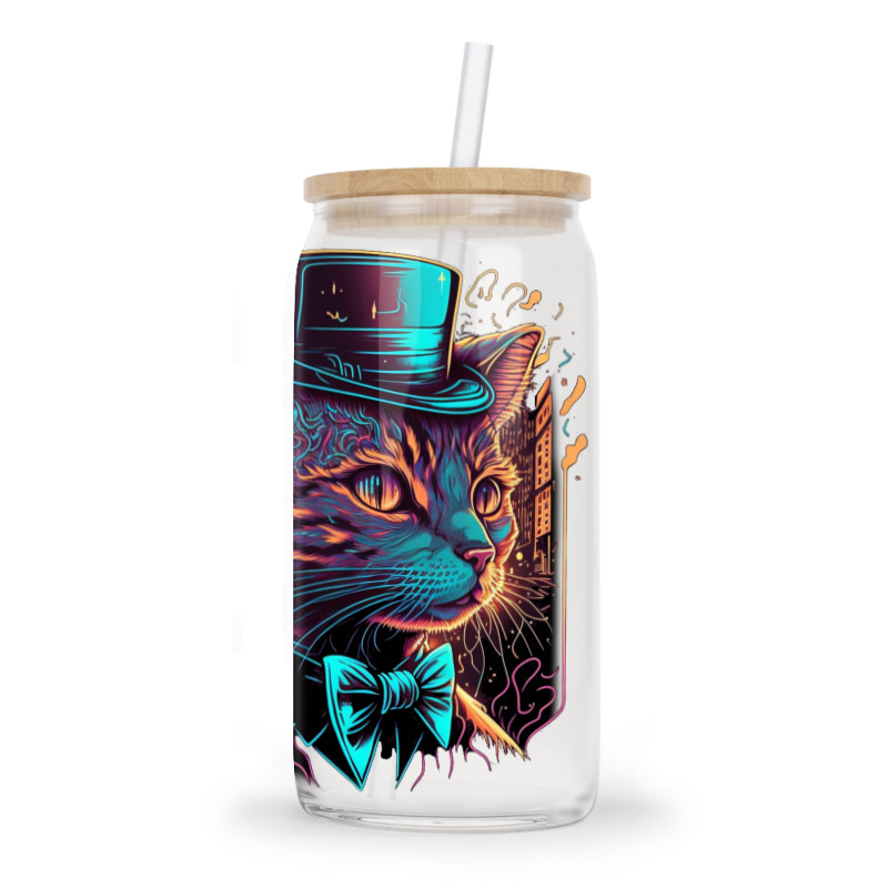 Urban Cat Glass Tumbler | Artistshot