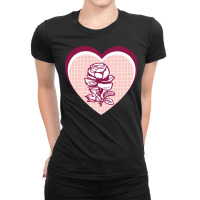 Rose Flower Ladies Fitted T-shirt | Artistshot