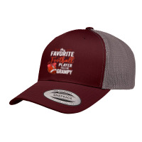 My Favorite Football Player Calls Me Grampy Football Funny Retro Trucker Cap | Artistshot