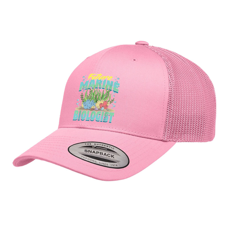 Future Marine Biologist Ocean Life Marine Biology Student Retro Trucker Cap | Artistshot