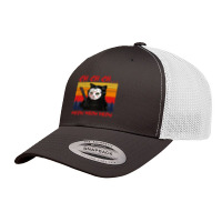 Chchch Meow Meow Horror Cat Bloody Knife Hilarious Halloween 147 Retro Trucker Cap | Artistshot