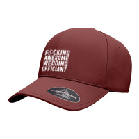 Fucking Awesome Wedding Officiant Gift For Men Minister Seamless Cap | Artistshot