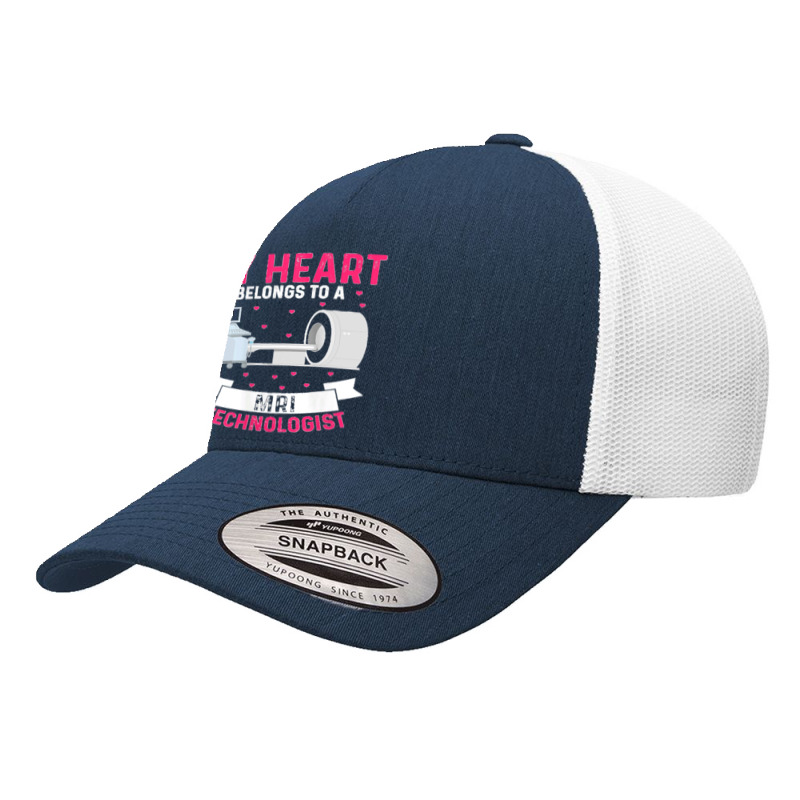 Womens My Heart Belongs To A Computer Technologist Radiologic Wife Tan Yupoong Trucker Cap by CharlesLCross | Artistshot