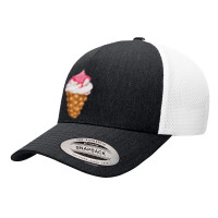 Bubble Waffle Ice Cream T  Shirt Egg Bubble Waffle Vanilla Ice Cream W Yupoong Trucker Cap | Artistshot