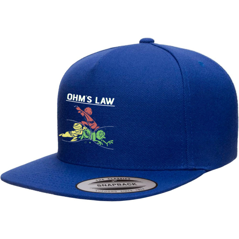 Ohms Law Funny 5 panel snapback cap by Loris Asa | Artistshot