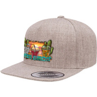 Sweet Summer 5 Panel Snapback Cap | Artistshot