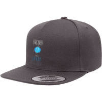 Funny Astronomer   Uranus Has A Gaseous Atmosphere 5 Panel Snapback Cap | Artistshot