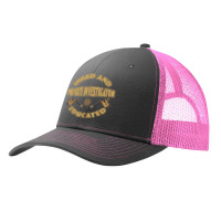 Inked And Educated Private Investigator T Shirt Pa Trucker Cap | Artistshot