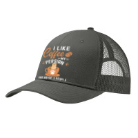 I Like Coffee My Persian And Maybe 3 People Pa Trucker Cap | Artistshot